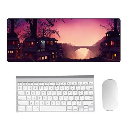 Fantasy Pattern Mouse Pad 300 X 800 X 2Mm Hand Painted - 3 Dream Landscape