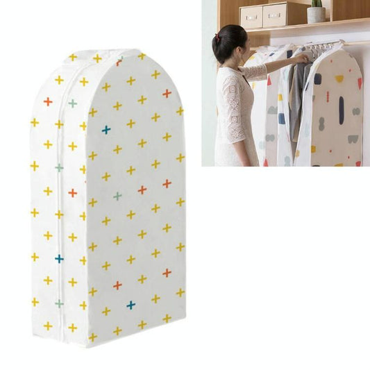Large 3D Hanger Pocket Wardrobe With Dust Cover - Plus Sign