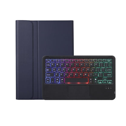 Bluetooth Keyboard Leather Tablet Case For Ipad 10.2 / 10.5 / Air 2019 With Touch Pad & Pen Slot - Rose Gold