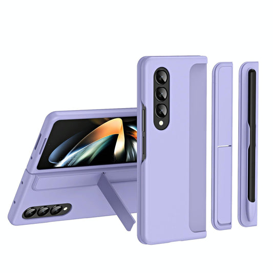 Detachable Pen & Phone Case for Samsung Galaxy z Fold 4 - 2 in 1 - Lavender