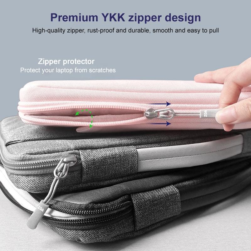 14 Inch Waterproof Laptop Handbag In Bg-01 Design - Grey - 16 Inch