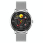 Waterproof Quartz Watch with Hollow Dial - 1085 Steering Wheel Design - Silver