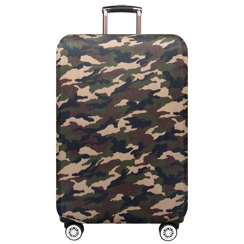 Travel Trolley Suitcase Cover Durable & Dustproof Size L - Camouflage 3