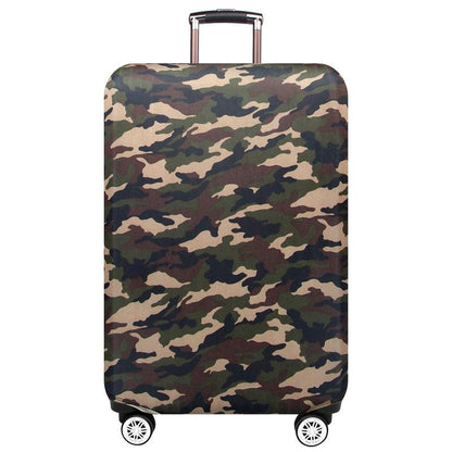 Travel Trolley Suitcase Cover Durable & Dustproof Size L - Camouflage 3