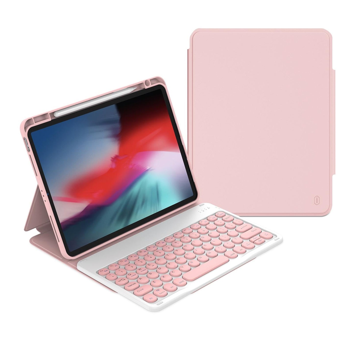 Detachable Keyboard Tablet Case With Magnetic Skin Feel - Blue