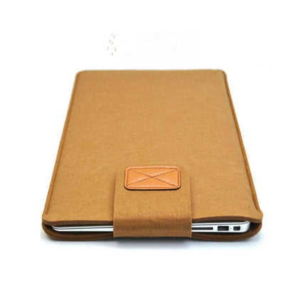 14 Vertical Felt Laptop / Tablet Sleeve Bag - Black - Dark Gray