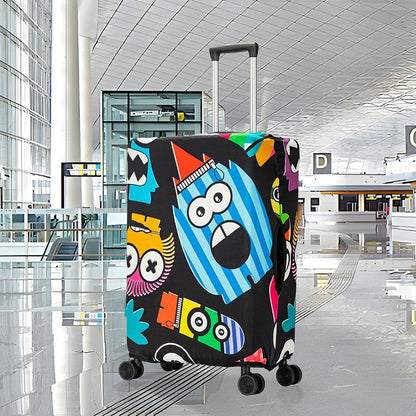 Thick Elastic Luggage Cover for Outdoor Travel - Fits 22-24 Inches - T-018 - L (22-24 Inches)