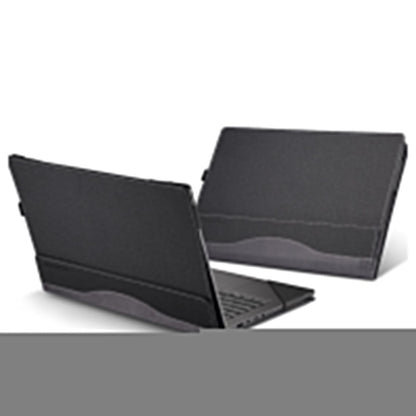 Shockproof Leather Laptop Case - Protective - Wine Red - For Hp Spectre X360 14 Inch 14-Eu