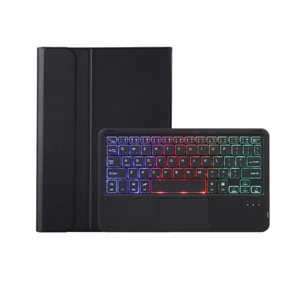 Bluetooth Keyboard Leather Case For Ipad Air / Pro 11 - Touch Pad Backlight Pen Slot - Rose Gold