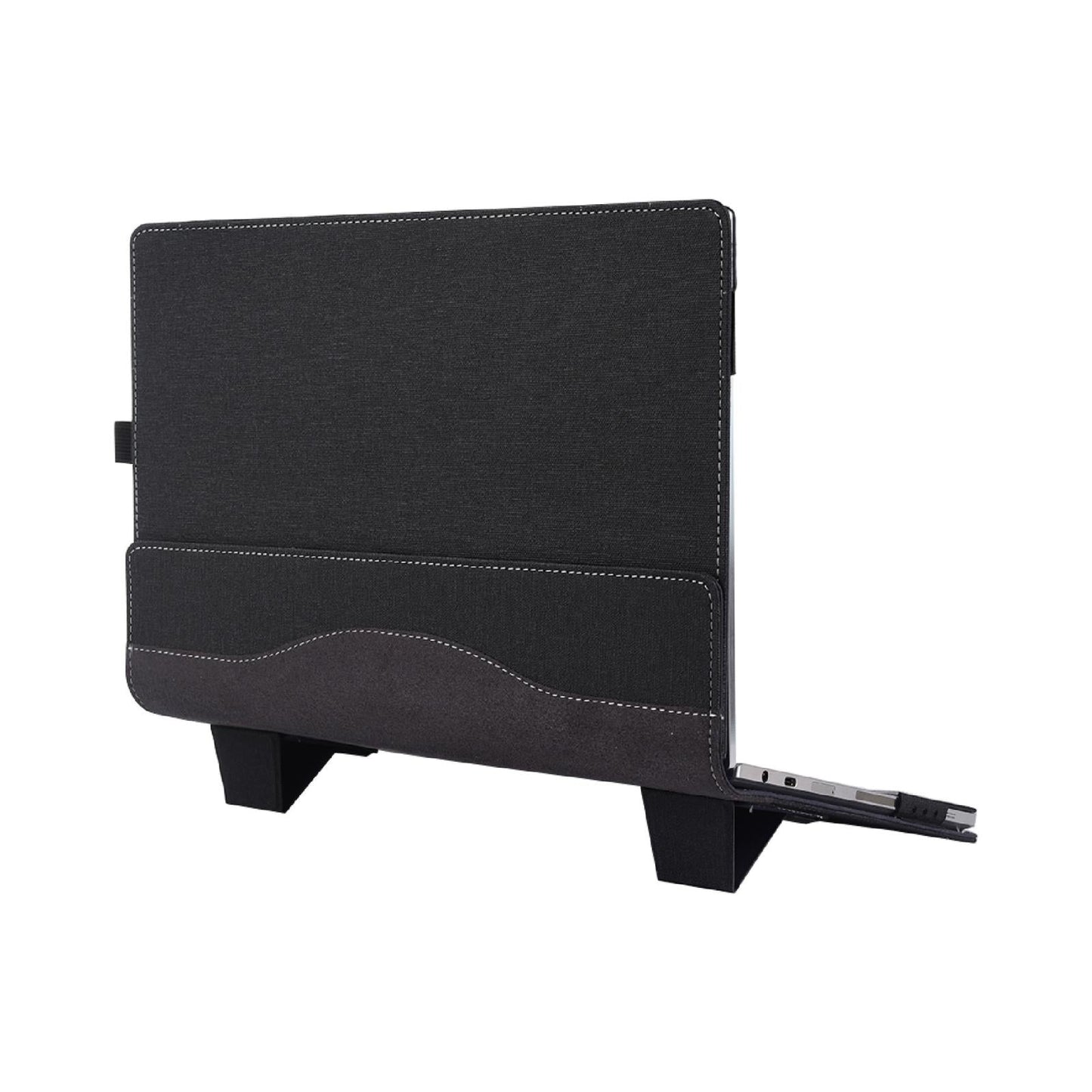 Protective Leather Laptop Case With Stand - 13.3 Inch - Wine Red - For Samsung Galaxy Book Pro
