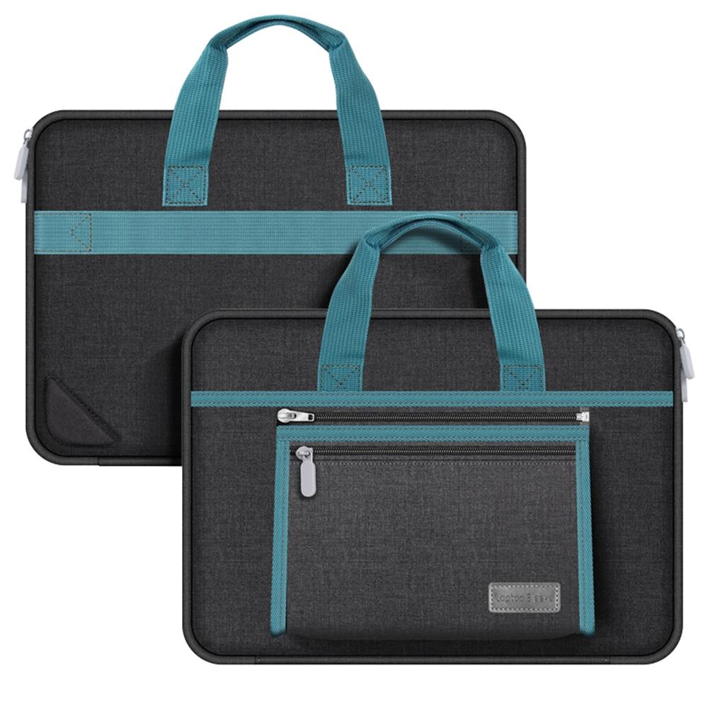 Portable Oxford Laptop Bag - Durable Fabric Multiple Colours - Black