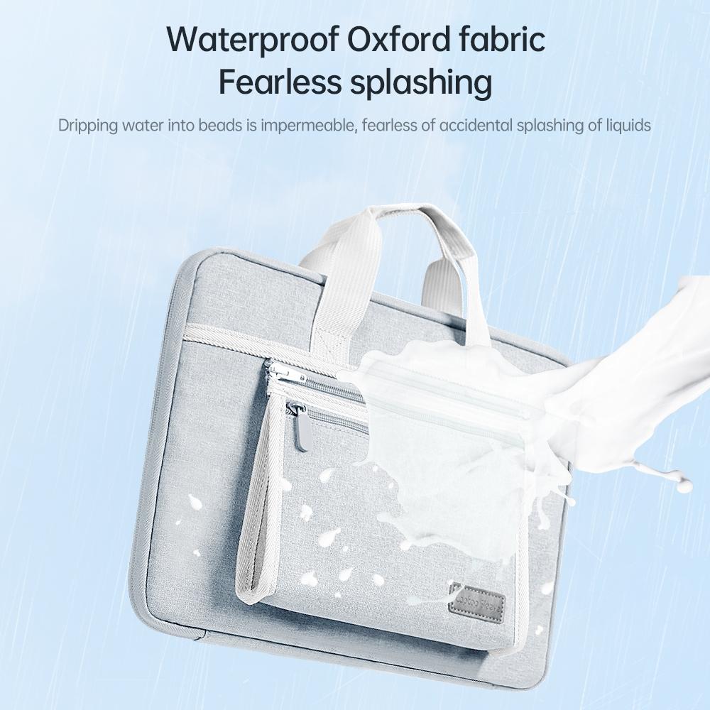 Portable Oxford Laptop Bag - Durable Fabric Multiple Colours - Black