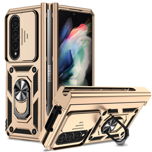 For Samsung Galaxy Z Fold4 5G Secure Sliding Case - Gold