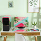 Universal 3-in-1 Desktop Pc Dust Cover - Fits 25-27 Inch - Fascinating Flamingo