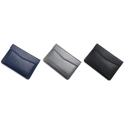 13 Inch Ultra-thin Magnetic Holster for Horizontal Embossed Notebook with Liner Bag - Black