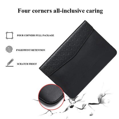 13 Inch Ultra-thin Magnetic Holster for Horizontal Embossed Notebook with Liner Bag - Black