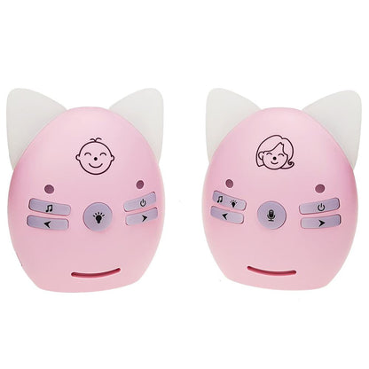 Wireless Baby Monitor With Voice Intercom And Night Light - Blue