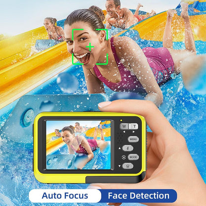 Waterproof 48mp Dual Screen Outdoor Camera - Wdc901 - Blue