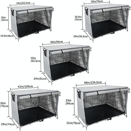 Outdoor Pet Cage Cover - Waterproof & Dustproof - 109X74X76Cm - Beige