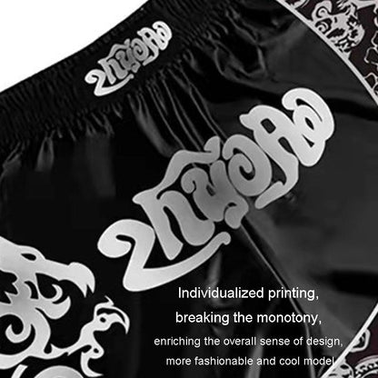 Kids Boxing Set - Sparring Shorts And Tights - Bright Green - Fiht Red Blue Spliced - Xl
