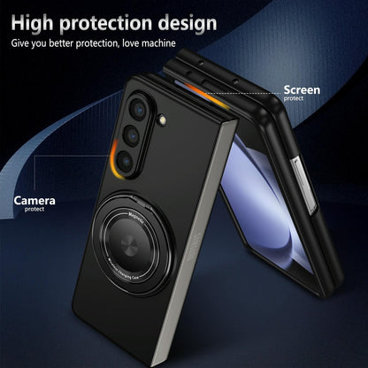 Shockproof 360 Degree Rotating Case for Samsung Galaxy z Fold 4 / 5g - Black