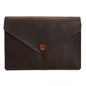 12 Genuine Leather Laptop / Tablet Bag - Universal Fit - Coffee