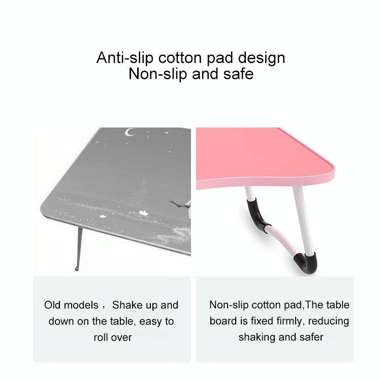 Adjustable Folding Laptop Desk with Non-slip W-shaped Legs - Portable and Compact - Hcb5116C