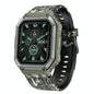 Waterproof Pedometer Sport Smart Watch Support Heart Rate / Blood Pressure Monitoring / Bt Calling - Coffee