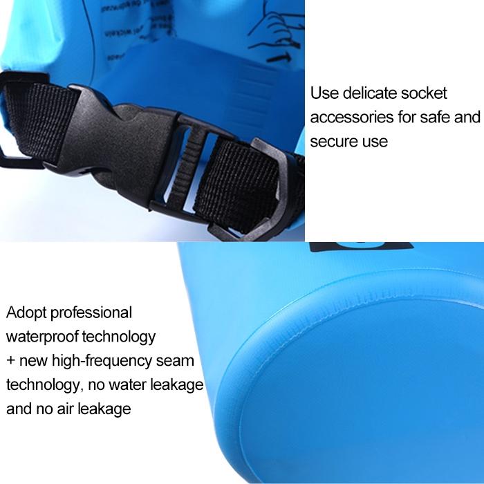 Waterproof Single Shoulder Bag 3L Capacity - Dark Blue