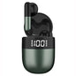 Wireless Bluetooth Earphones with Led Display and Hifi Sound for Sports - Green