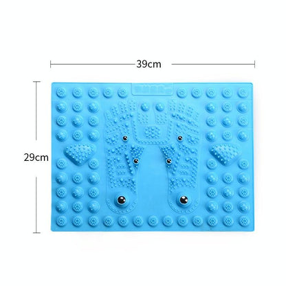 Foot Magnetic Therapy Massage Pad Toe Pressing Board - Red