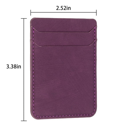 Frosted Card Bag Sticker For Mobile Phones - Blue