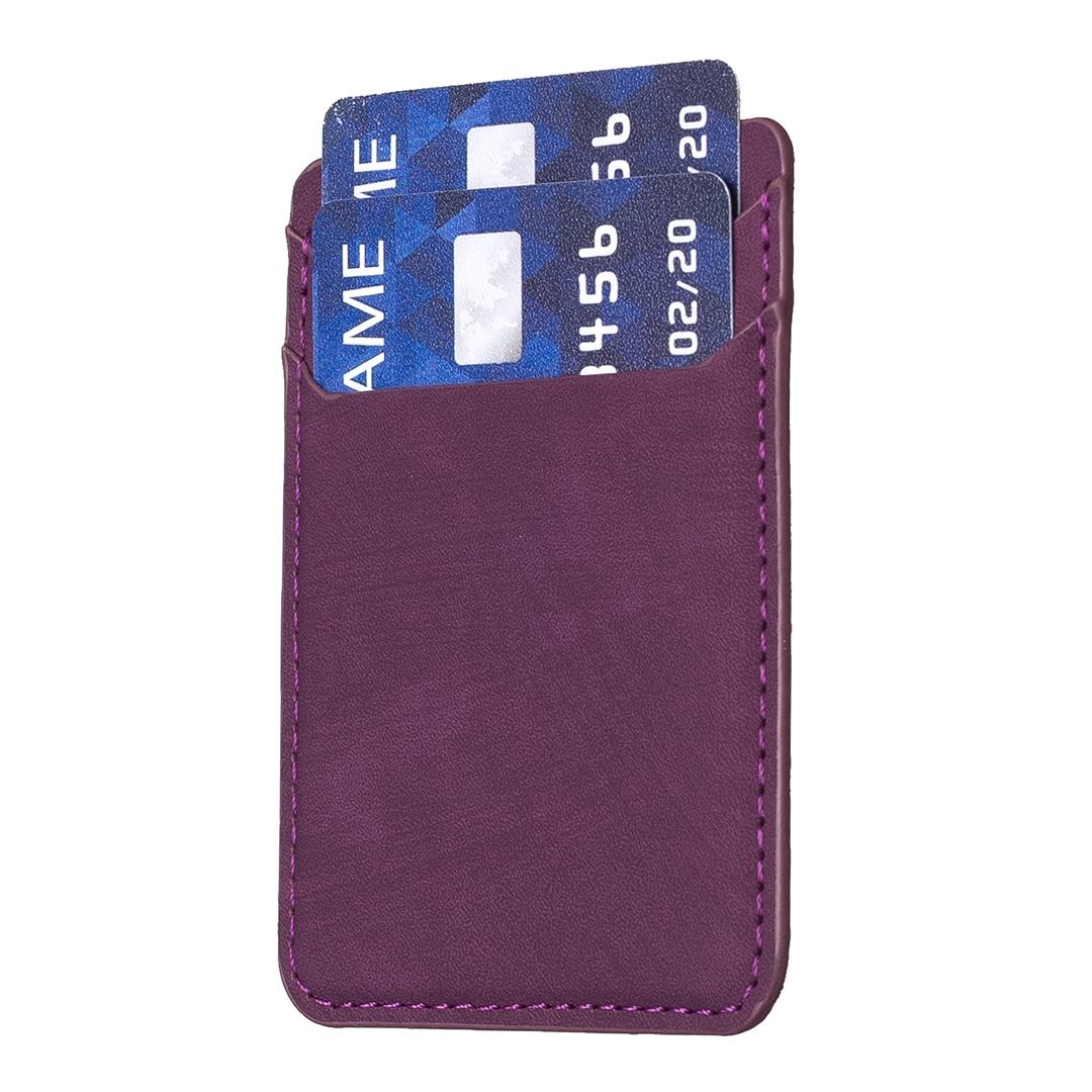 Frosted Card Bag Sticker For Mobile Phones - Blue