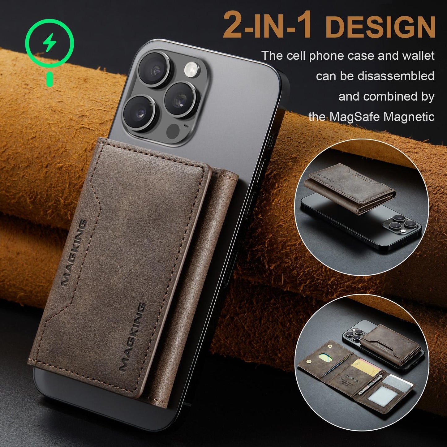 Rfid Card Bag Magsafe Compatible - Green