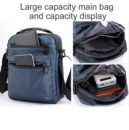 Men Oxford Cloth Crossbody Chest Bag Sporty And Versatile - Army Green