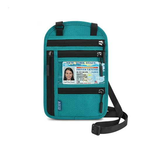Rfid Passport & Certificate Protection Cover - Lake Blue