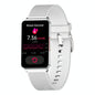 Smart Health Monitoring Watch With Colour Screen - Silver