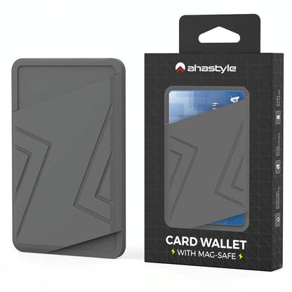 Silicone Adhesive Card Case Black - Gray