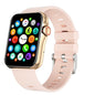 1.6 Inch Waterproof Smart Watch With Ips Colour Screen Sport Sleep Heart Rate Monitoring - Gold