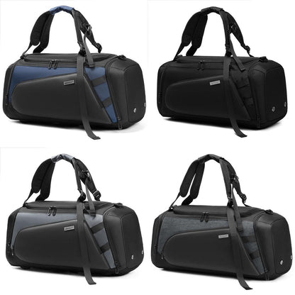 Separate Wet / Dry Large Gym Bag - Dark Grey