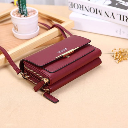 Large Capacity Multi Function Women Wallet - Black