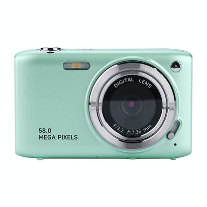 Portable 16X Zoom Hd Digital Camera With 2.88 Ips Screen - Green