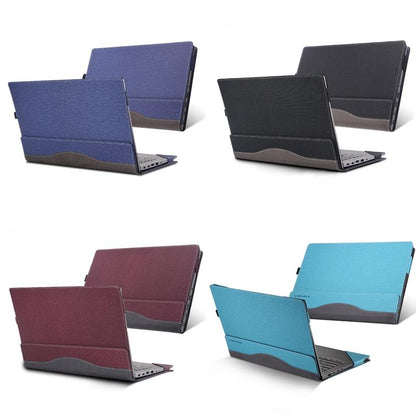 Protective Leather Case For Hp Envy X360 13-Ag Ar - Anti-Fall - Gray Cobalt Blue