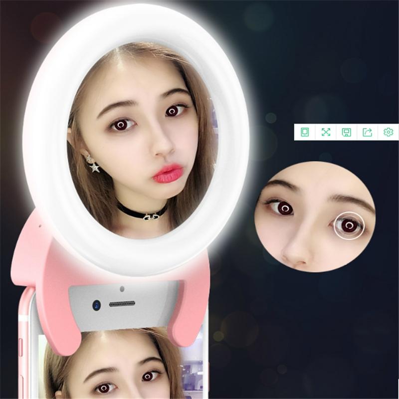 Portable Handheld Live Light for Mobile Self-timer - Blue