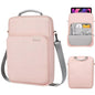 13 Inch Vertical Laptop Bag - Handheld Shoulder Crossbody - Pink