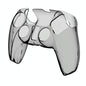 Protective Crystal Shell for Ps5 Wireless Controller - Transparent Gray