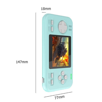 Portable Game Console With 8000Mah Battery And Colour Screen - Blue