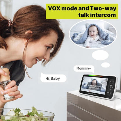 Wireless Baby Camera With Night Vision And Temperature Monitoring