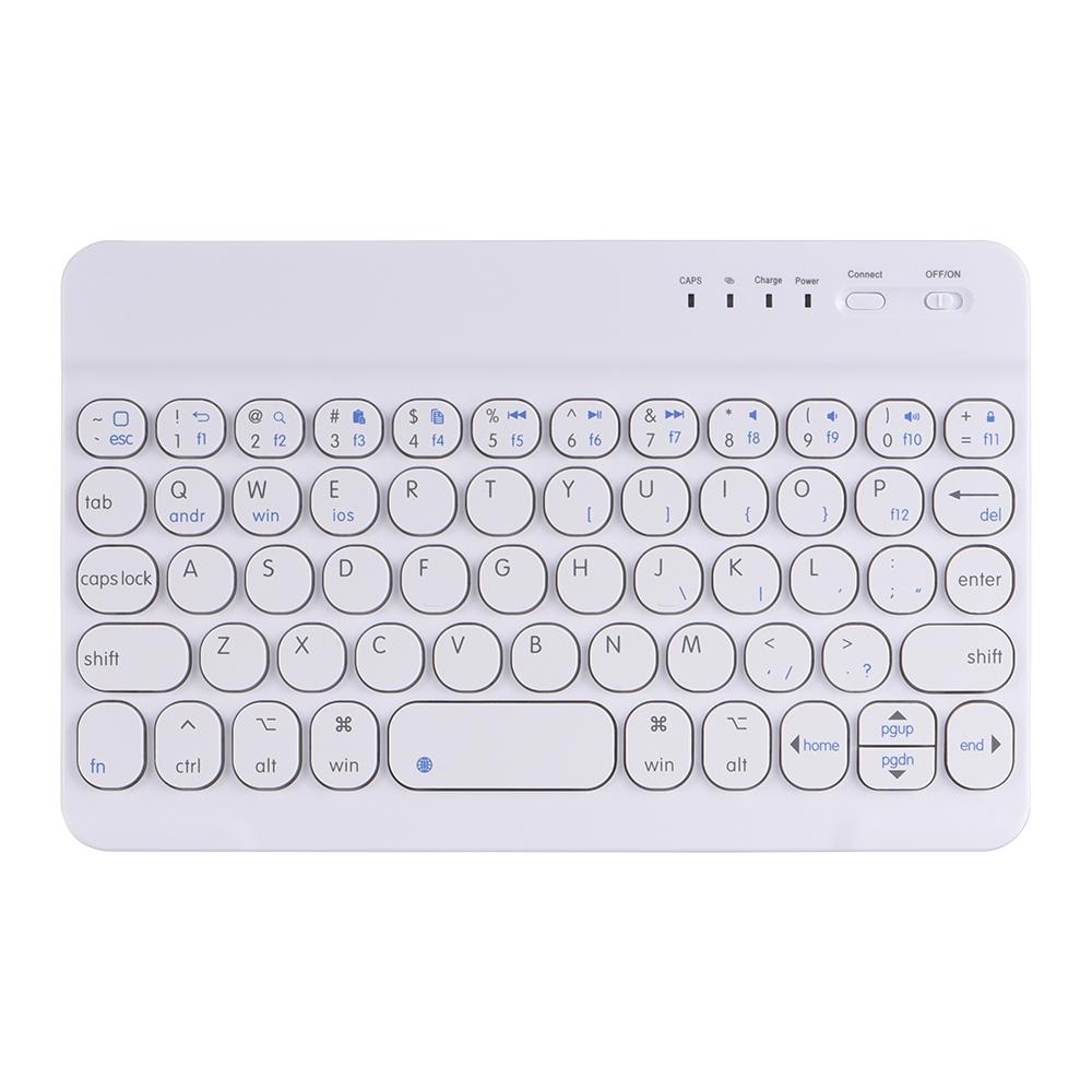 Detachable Bluetooth Keyboard Leather Case For Ipad Mini 6 With Holder - Light Purple