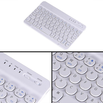 Detachable Bluetooth Keyboard Leather Case For Ipad Mini 6 With Holder - Light Purple